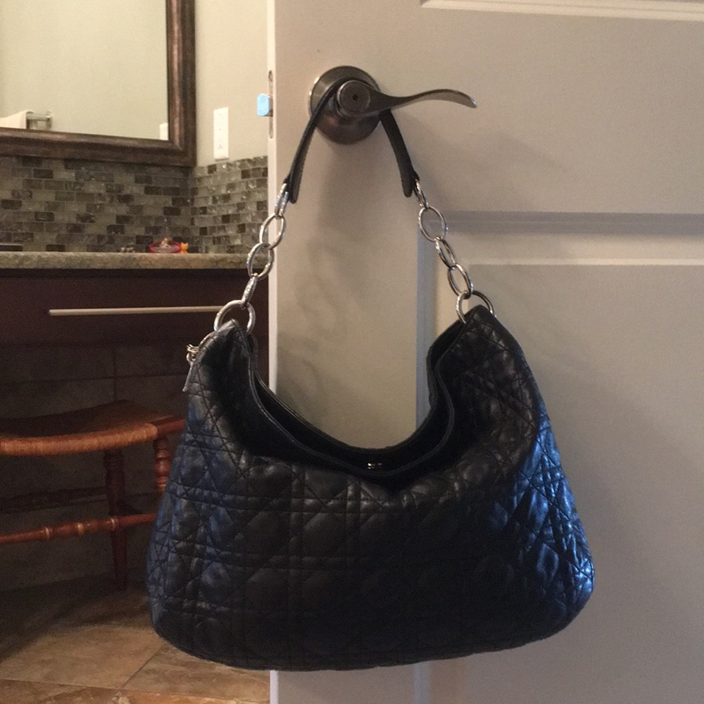 Dior lambskin hobo bag in excellent condition